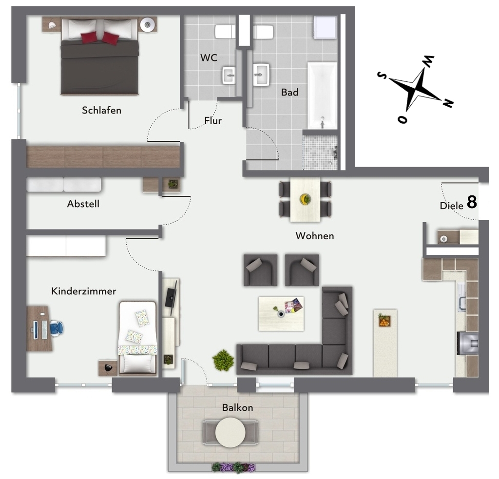 6021_Grundriss Whg 08 - 419_Whg 08 6021_Grundriss Whg 08 - 419_Whg 08