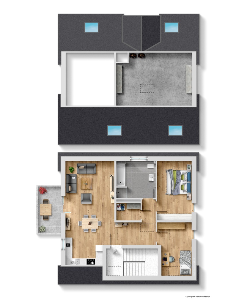 Grundriss Dachgeschoss - 810_44